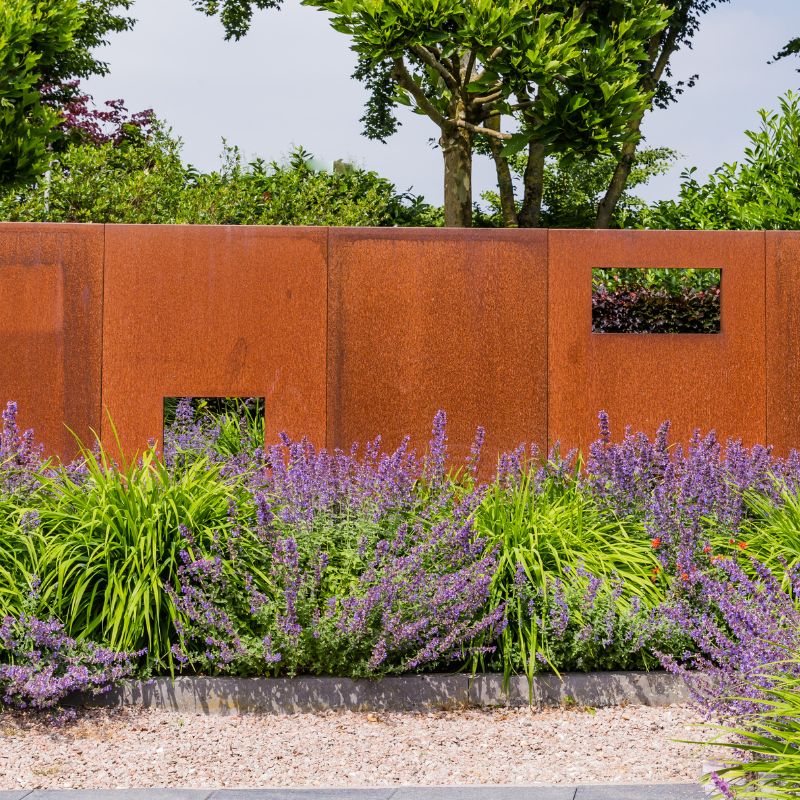 panneau décorative brise-vue au jardin