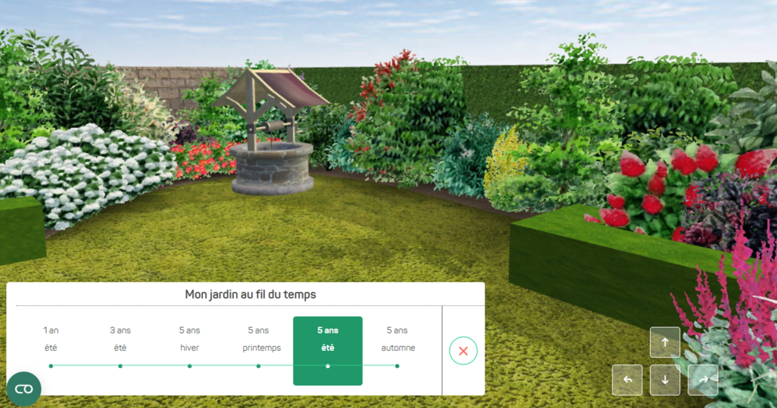 Jardin crée avec l'application 3D