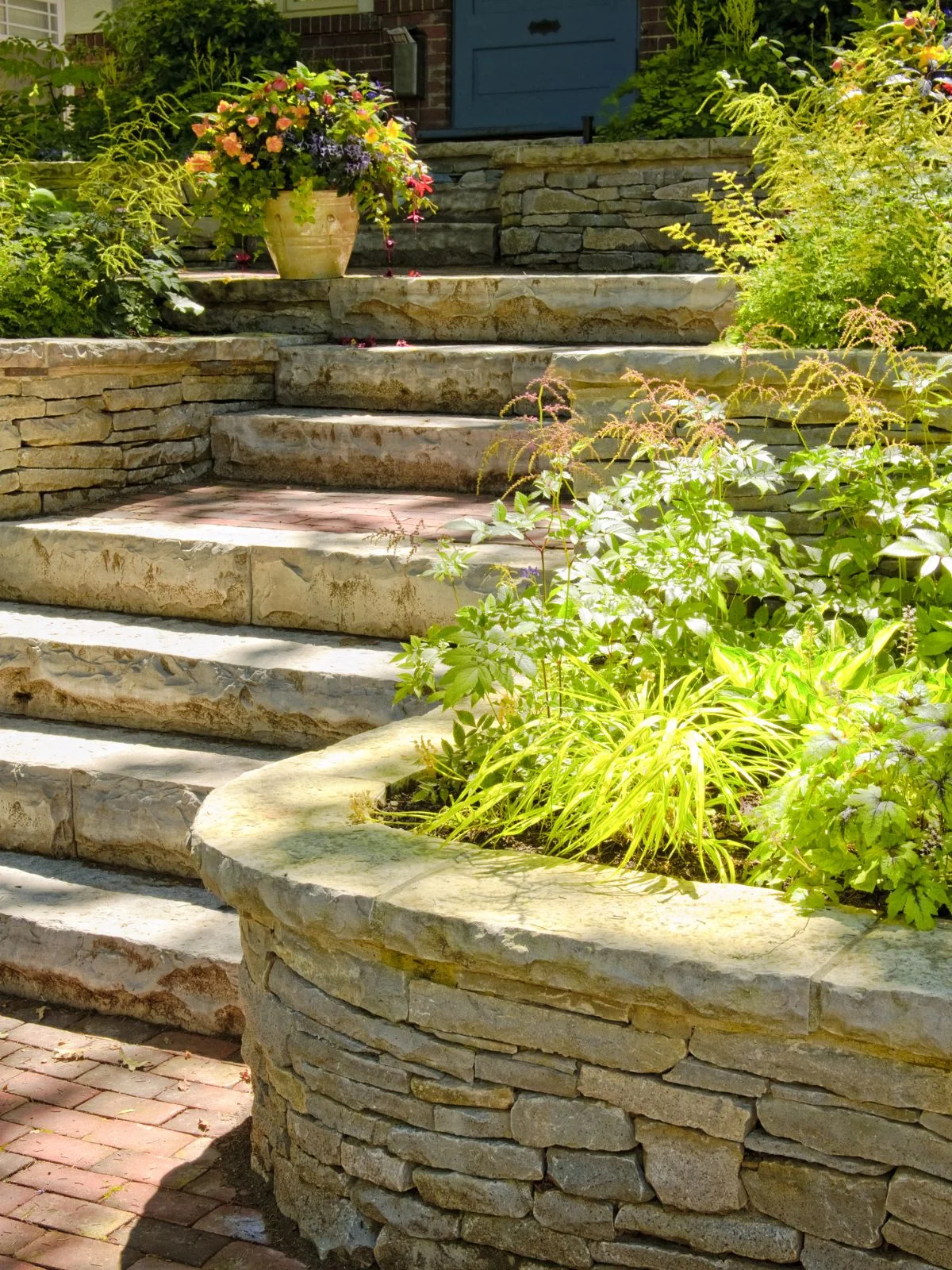 mur de soutènement jardin